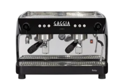 Gaggia Milano Siebträgermaschine RUBY PRO 2 2-Gruppig, 5L Wassertank, schwarz, inkl. Aufstellung