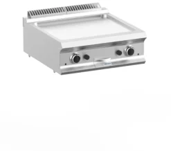 Gasgrillplatte Dexion Lux 700 - 70/73 - gerillt - Tischgerät - 14 kW