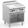Gasgrillplatte Dexion Lux 700 - 70/73 - ½ glatt, ½ gerillt - 14 kW