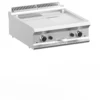 Gasgrillplatte Dexion Lux 700 - 70/73- ½ glatt, ½ gerillt, verchromt - Tischgerät - 14 kW