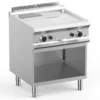 Gasgrillplatte Dexion Lux 700 - 70/73 - ½ glatt, ½ gerillt, verchromt - 14 kW