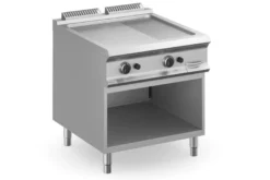 Gasgrillplatte Dexion Lux 980 - 80/90 - 2/3 glatt, 1/3 gerillt - 18,4 kW