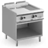 Gasgrillplatte Dexion Lux 980 - 80/90 - 2/3 glatt, 1/3 gerillt, verchromt - 18,4 kW
