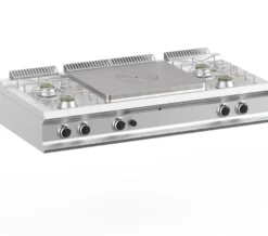 Gas-Grillplatte Dexion Lux 700 - 150/73 - Tischgerät - 38 kW