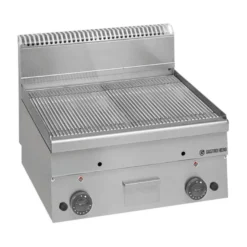 Gas-Grillplatte Serie 600 - 60/60 - gerillt - Tischgerät - 10,2 kW