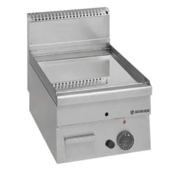 Gas-Grillplatte Serie 600 - 40/60 - glatt, verchromt Tischgerät - 5,1 kW