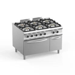 Gasherd Dexion Lux 980 - 120/90 mit Elektrobackofen - 4 Kochstellen - 54 kW