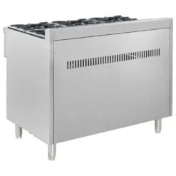 Gasherd ECO mit offenem Unterbau - 43,2 kW - 6 Brenner