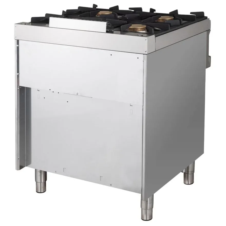 Gasherd Serie 700 - 70/70 - 4 Kochstellen - 28 kW