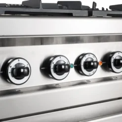 Gasherd Serie 700 - 110/70 mit Elektrobackofen - 6 Kochstellen - 42 kW