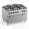 GasherdSerie 900 - 120/90 mit Elektrobackofen - 6 Kochstellen - 39 kW