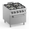 GasherdSerie 900 - 80/90 mit Elektrobackofen - 4 Kochstellen - 22 kW