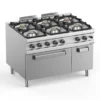GasherdSerie 900 - 120/90 mit Gasbackofen - 6 Kochstellen - 42 kW