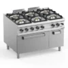 GasherdSerie 900 - 120/90 mit Gasbackofen - 6 Kochstellen - 61 kW