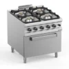 GasherdSerie 900 - 80/90 mit Gasbackofen - 4 Kochstellen - 29 kW