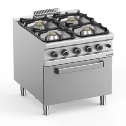 GasherdSerie 900 - 80/90 mit Gasbackofen - 4 Kochstellen - 29 kW