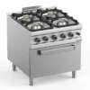 GasherdSerie 900 - 80/90 mit Gasbackofen - 4 Kochstellen - 43 kW