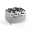 GasherdSerie 900 - 120/90 mit großem Gasbackofen - 6 Kochstellen - 64 kW