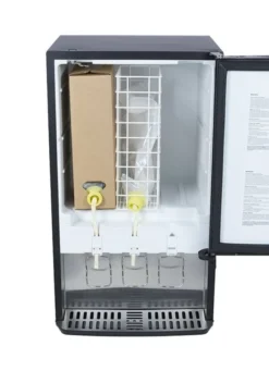 Gastro-Cool BIB30 Bag-in-Box-Dispenserkühlschrank 3x 10 Liter schwarz, 3 verschiedene Getränke