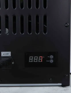 Gastro-Cool BIB20 Bag-in-Box-Dispenserkühlschrank 2x 10 Liter schwarz, 2 verschiedene Getränke