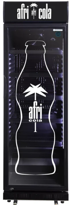 Gastro-Cool DC400 Getränkekühlschrank Afri-Cola 400 Liter schwarz/schwarz, LED
