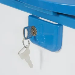 Gastro-Cool FC100 Gefrier-Kühltruhe 100 Liter weiß/blau, LED