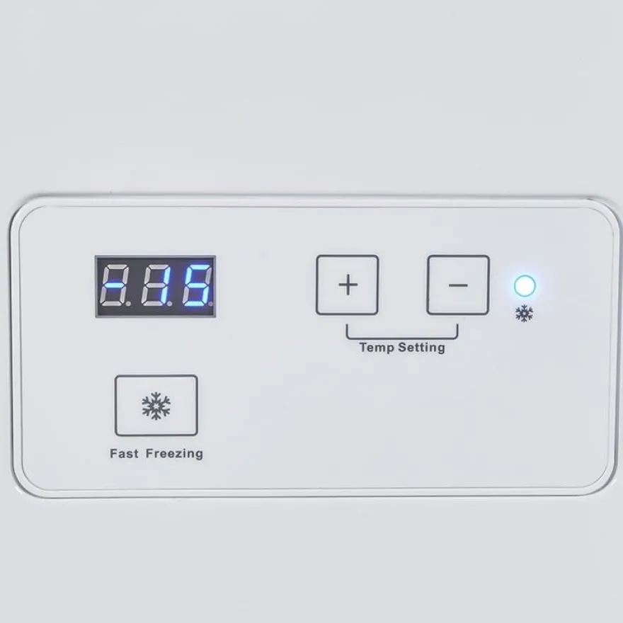 Gastro-Cool FC100 Gefrier-Kühltruhe 100 Liter weiß/blau, LED
