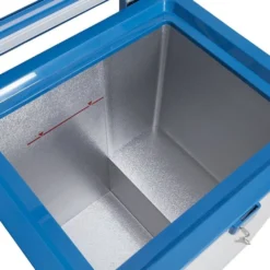 Gastro-Cool FC100 Gefrier-Kühltruhe 100 Liter weiß/blau, LED