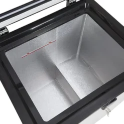 Gastro-Cool FC100 Gefrier-Kühltruhe 100 Liter weiß/schwarz, LED