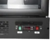 Gastro-Cool GD2200 Getränkekühlschrank 2218 Liter mit 4 Klapptüren, LED Beleuchtung, schwarz
