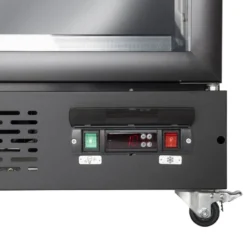 Gastro-Cool GD2200 Getränkekühlschrank 2218 Liter mit 4 Klapptüren, LED Beleuchtung, schwarz