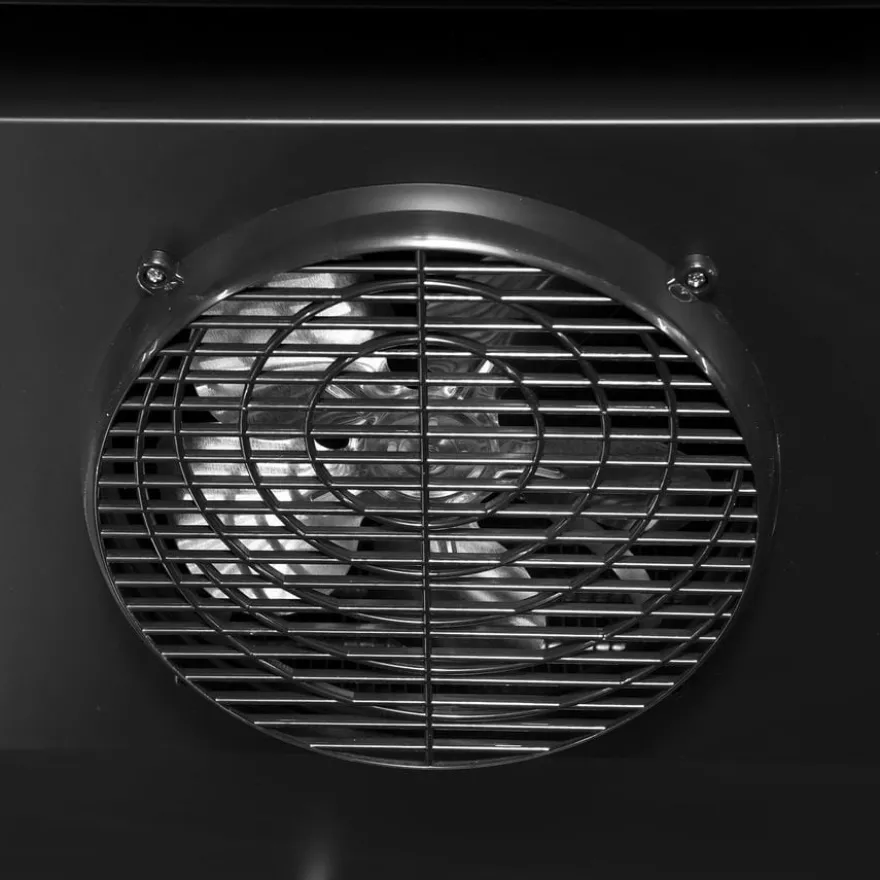 Gastro-Cool GD2200 Getränkekühlschrank 2218 Liter mit 4 Klapptüren, LED Beleuchtung, schwarz