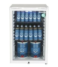 Gastro-Cool GD155 Getränkekühlschrank 130 Liter weiß/weiß, LED