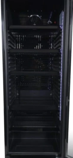 Gastro-Cool GD360 Getränkekühlschrank 360 Liter schwarz/schwarz, LED