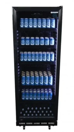 Gastro-Cool GD360 Getränkekühlschrank 360 Liter schwarz/schwarz, LED