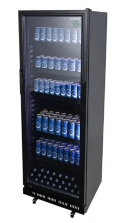 Gastro-Cool GD360 Getränkekühlschrank 360 Liter schwarz/schwarz, LED