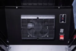 Gastro-Cool GD135 Getränkekühlschrank Retro Slim 135 Liter schwarz/schwarz, LED, Retro Design