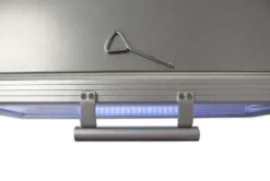 Gastro-Cool GD15 Glastürkühlschrank Theke 25 Liter silber/weiß, LED