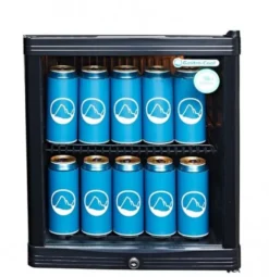 Gastro-Cool KW50 Getränkekühlschrank 46 Liter schwarz/schwarz, LED