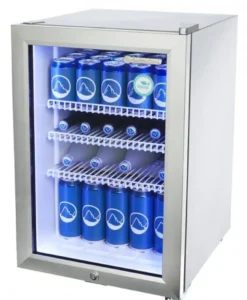 Gastro-Cool KW65 Getränkekühlschrank 62 Liter Edelstahl, LED