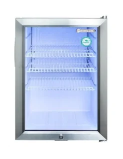 Gastro-Cool KW65 Getränkekühlschrank 62 Liter Edelstahl, LED