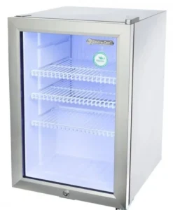 Gastro-Cool KW65 Getränkekühlschrank 62 Liter Edelstahl, LED