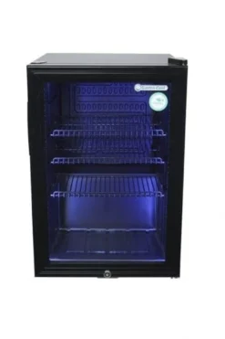 Gastro-Cool KW65 Getränkekühlschrank 62 Liter schwarz/schwarz, LED