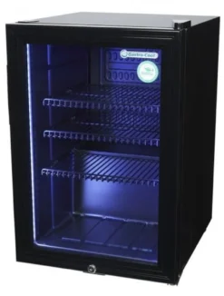 Gastro-Cool KW65 Getränkekühlschrank 62 Liter schwarz/schwarz, LED