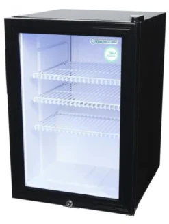 Gastro-Cool KW65 Getränkekühlschrank 62 Liter schwarz/weiß, LED