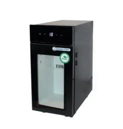 Gastro-Cool MK10GD-D Milchkühlschrank mit Glastür und Display schwarz