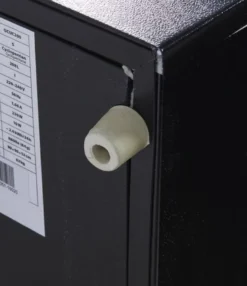 Gastro-Cool UC200 Barkühlschrank 208 Liter Schiebetüren schwarz, LED, unterbaufähig