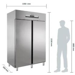 Gastro Kühlschrank PROFI 1400 GN 2/1 Superior, 1168 Liter Kühlraumvolumen, Made in Europe