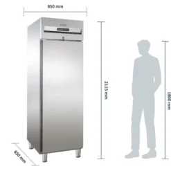 Gastro Kühlschrank PROFI 700 GN 2/1 Superior, 610 Liter Kühlraumvolumen, Made in Europe