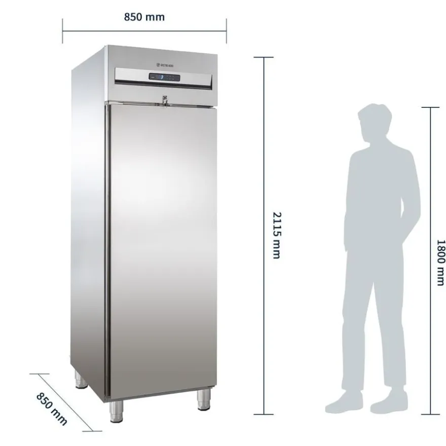 Gastro Kühlschrank PROFI 700 GN 2/1 Superior, 610 Liter Kühlraumvolumen, Made in Europe